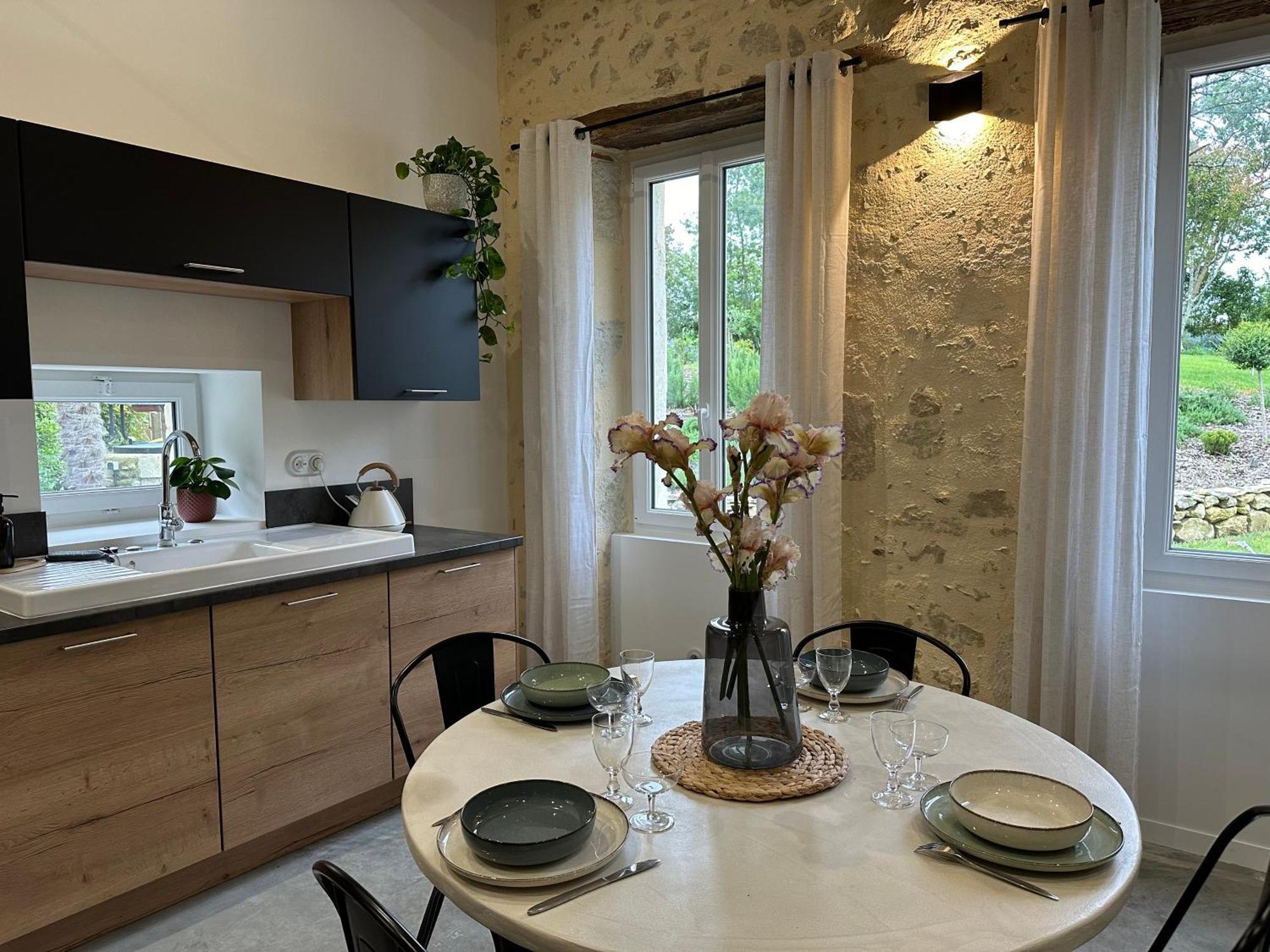 Maison De Vacances Gondrin Kültér fotó